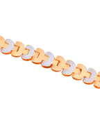 VOJ Dual Tone Stylish Men's Bracelet | Grocsy