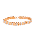 VOJ Dual Tone Stylish Men's Bracelet | Grocsy