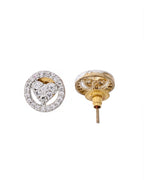 VOJ Gold Toned AD Stone Studded Heart Shape MangalSutra Set | Grocsy