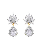 VOJ Gold Toned AD Stone Studded Tear Drop Design MangalSutra Set | Grocsy