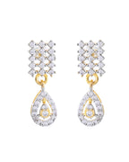 VOJ Gold-Polished Designer AD Mangalsutra Set | Grocsy