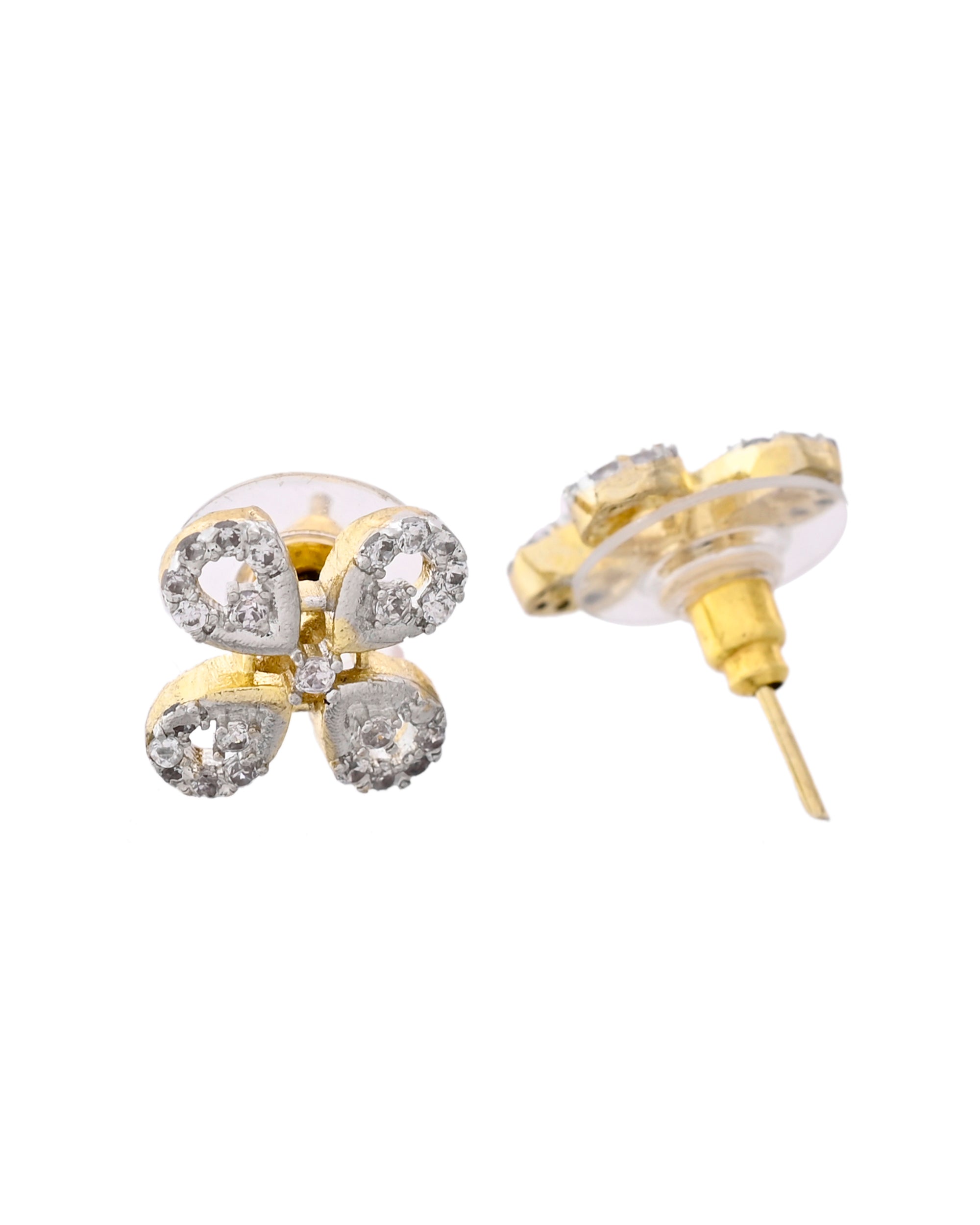 VOJ Gold-Polished Stylish AD Mangalsutra Set | Grocsy