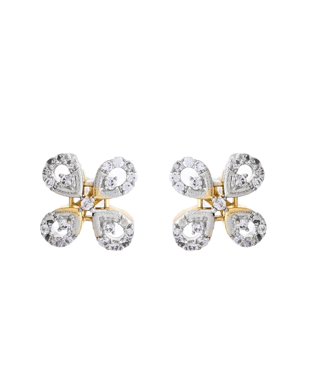 VOJ Gold-Polished Stylish AD Mangalsutra Set | Grocsy