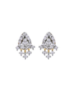 VOJ Gold-Polished Tear Drop Shape AD Mangalsutra Set | Grocsy