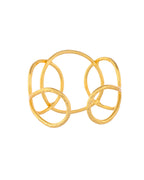 VOJ Gold-Polished Classic Anti Tarnish Kada Bracelet