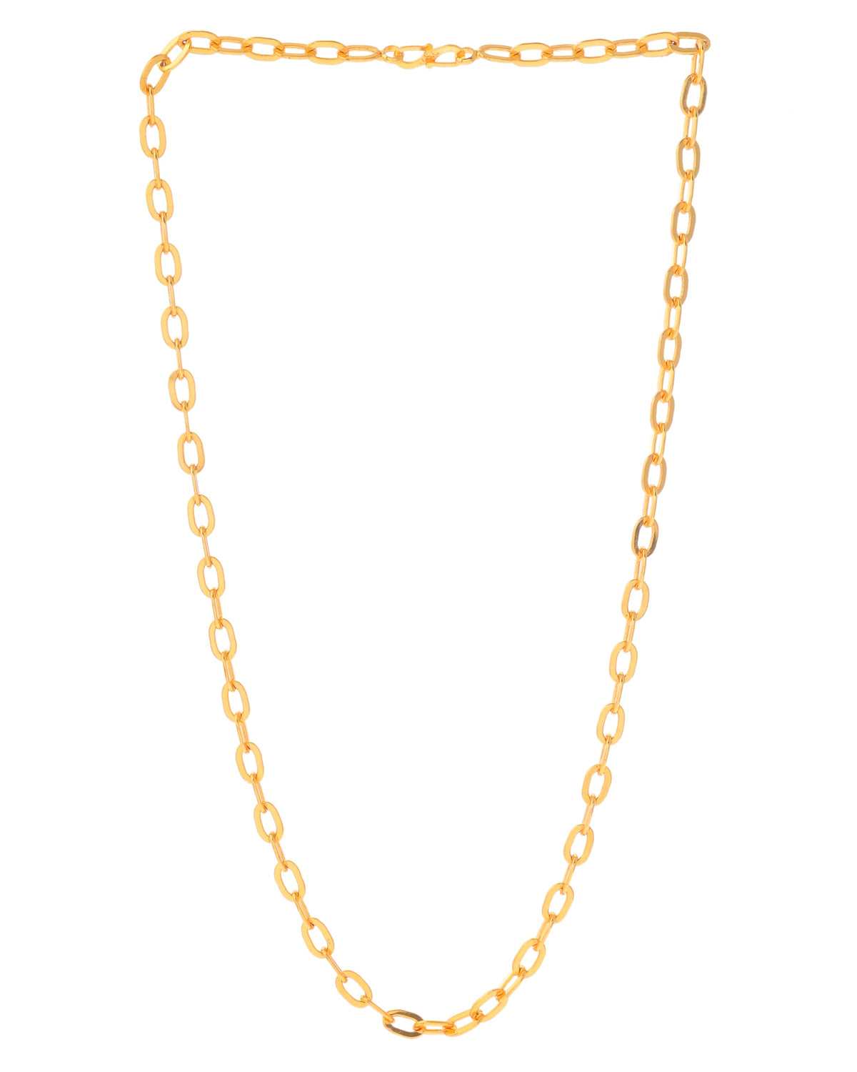 VOJ Women Gold-Polished Linked Chain | Grocsy