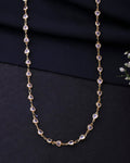 VOJ Women Gold-Polished Heart Shaped Stone Studded Chain | Grocsy