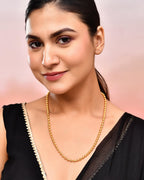 VOJ Gold-Polished Dotted Chain For Women | Grocsy