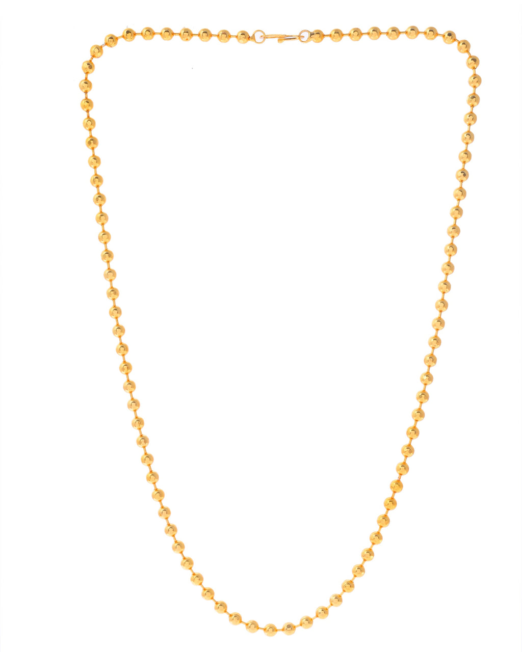 VOJ Gold-Polished Dotted Chain For Women | Grocsy