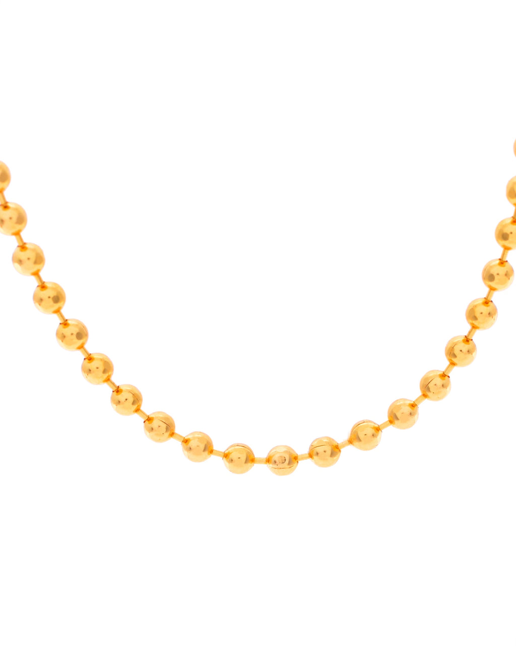 VOJ Gold-Polished Dotted Chain For Women | Grocsy