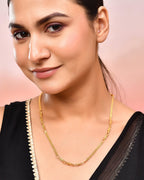VOJ Gold-Polished Stainless Steel Designer Women Chain | Grocsy
