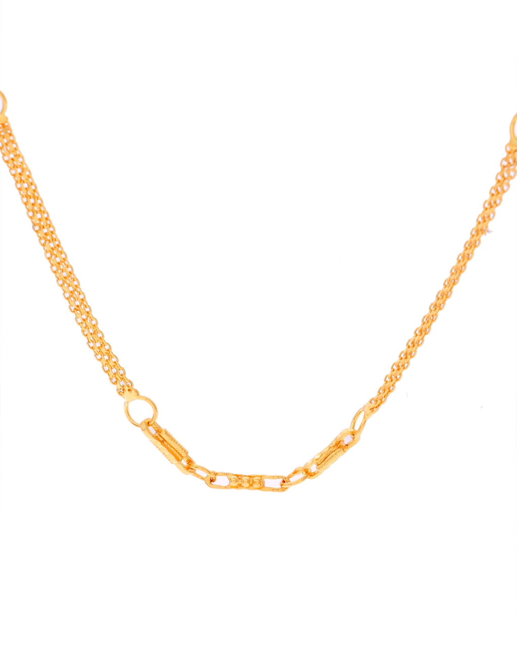 VOJ Gold-Polished Stainless Steel Designer Women Chain | Grocsy