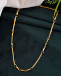 VOJ Gold-Polished Stainless Steel Designer Women Chain | Grocsy