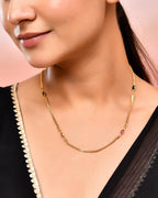 VOJ Gold-Polished Stainless Steel Designer Chain For Women | Grocsy