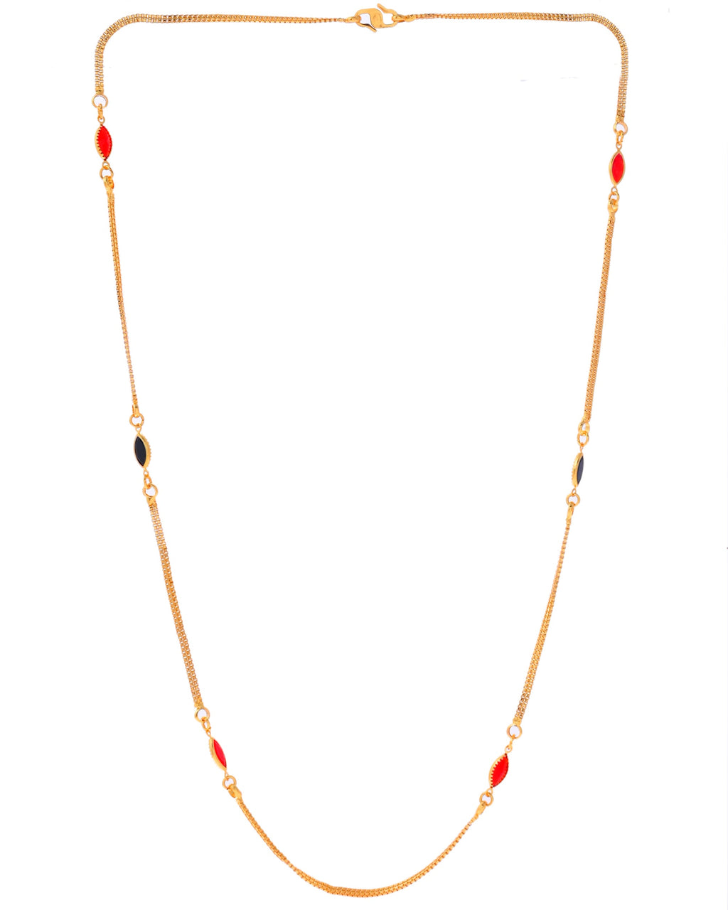VOJ Gold-Polished Stainless Steel Designer Chain For Women | Grocsy