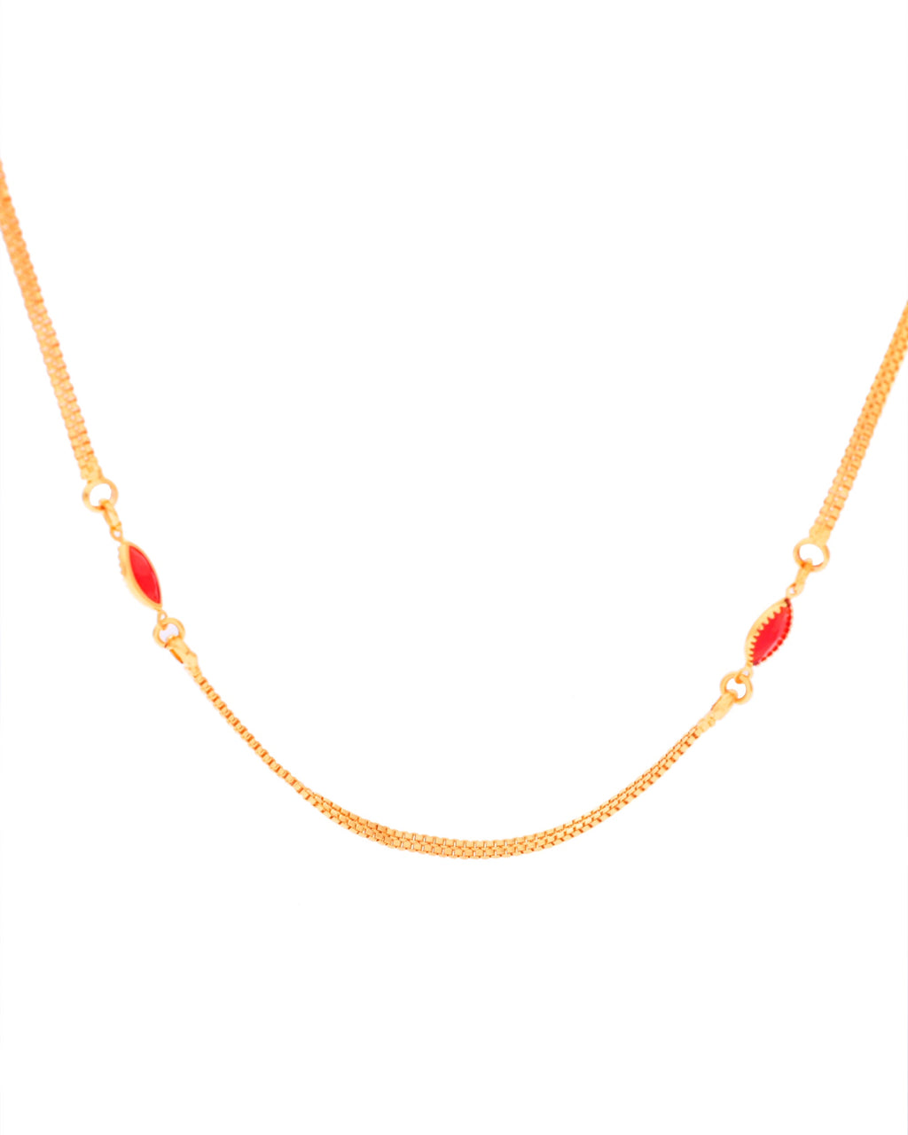 VOJ Gold-Polished Stainless Steel Designer Chain For Women | Grocsy