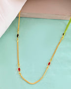 VOJ Gold-Polished Stainless Steel Designer Chain For Women | Grocsy