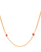 VOJ Gold-Polished Square Shapped Stainless Steel Chain For Women | Grocsy