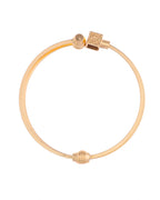 VOJ Set of 2 Gold-Polished Mutli Colour Stones Studded Square Shaped Bangles | Grocsy