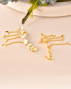 VOJ Gold Polished Anti Tarnish Openable Ear Cuff