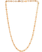 VOJ Gold Polished Geometric Shaped Stainless Steel Chain For Women | Grocsy