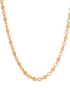 VOJ Gold Polished Geometric Shaped Stainless Steel Chain For Women | Grocsy