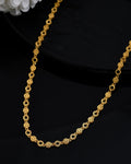 VOJ Gold Polished Geometric Shaped Stainless Steel Chain For Women | Grocsy