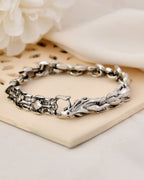 VOJ Men Stainless Steel Dragon Bracelet | Grocsy