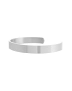 VOJ Silver Plated Stainless Steel Kada Bracelet