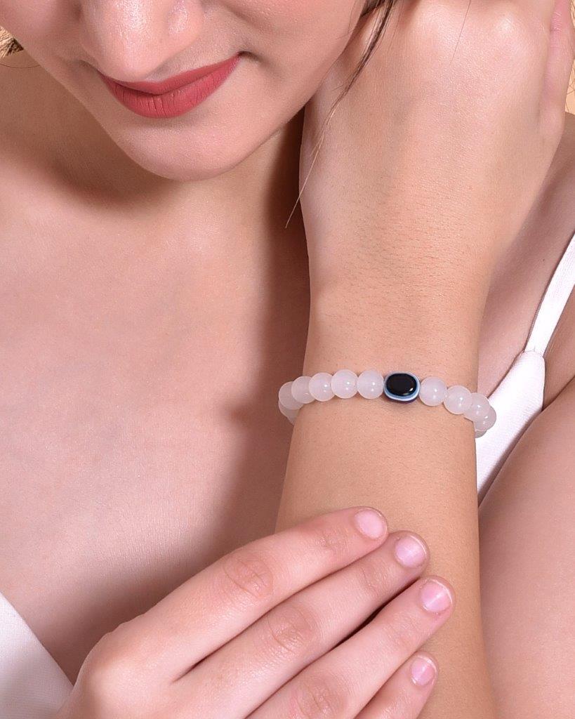 VOJ Valantine Gift Set of Silver Plated and Pearl Jewellery | Grocsy