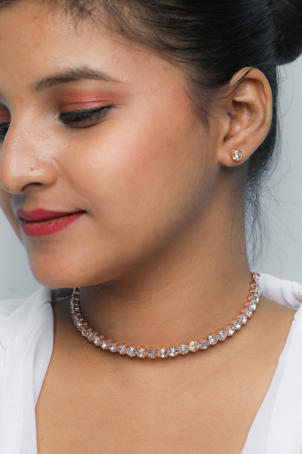 VOJ Valantine Gift Set of Gold-Polished Jewellery | Grocsy