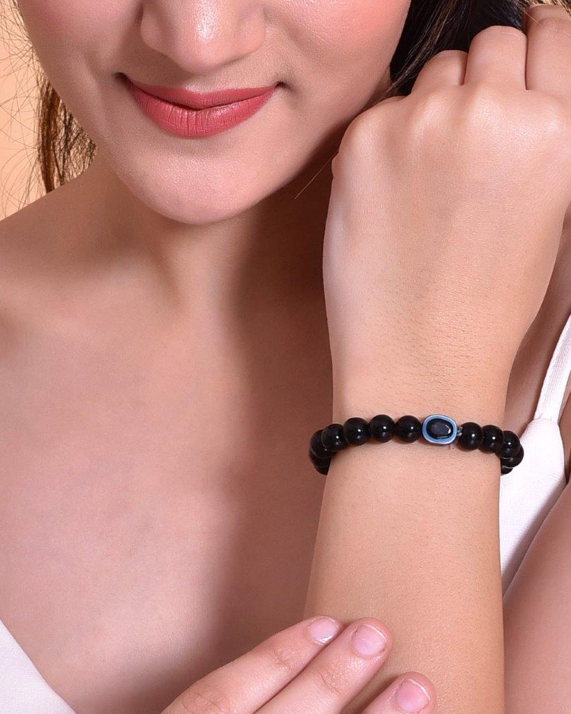 VOJ Valantine Gift Set of Oxidised and evil eye Jewellery | Grocsy