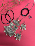 VOJ Valantine Gift Set of Oxidised and evil eye Jewellery | Grocsy