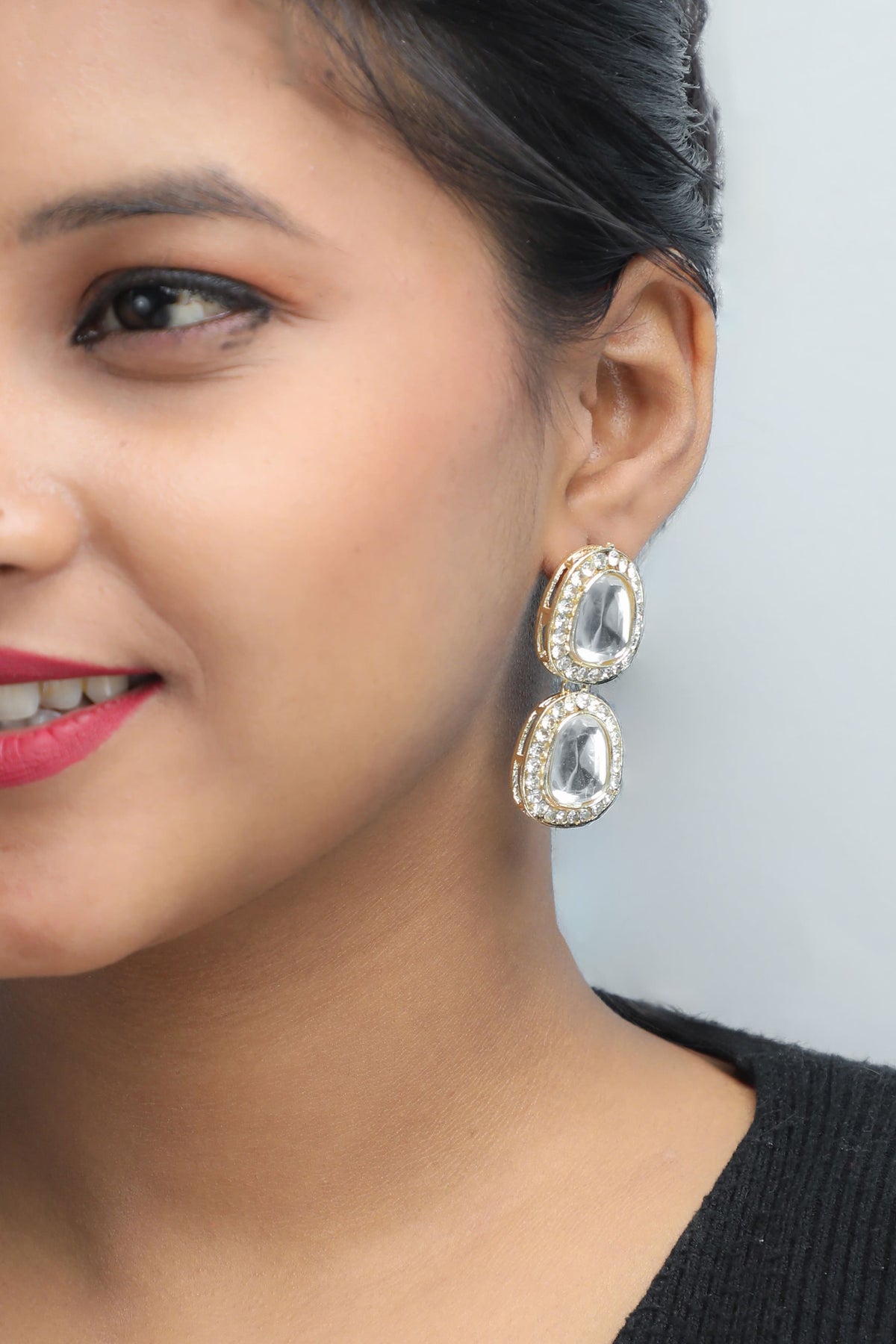 VOJ Valantine Gift Set of Rhodium Plated Jewellery | Grocsy