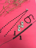 VOJ Valantine Gift Set of Rhodium Plated Jewellery | Grocsy