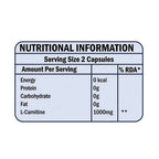 Scitron L-Carnitine 1000mg Veg Capsules | Grocsy