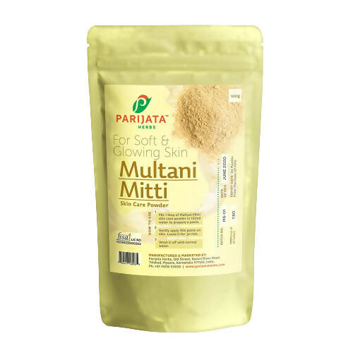 Parijata Herbs Pure & Natural Herbal Multani Mitti | Grocsy