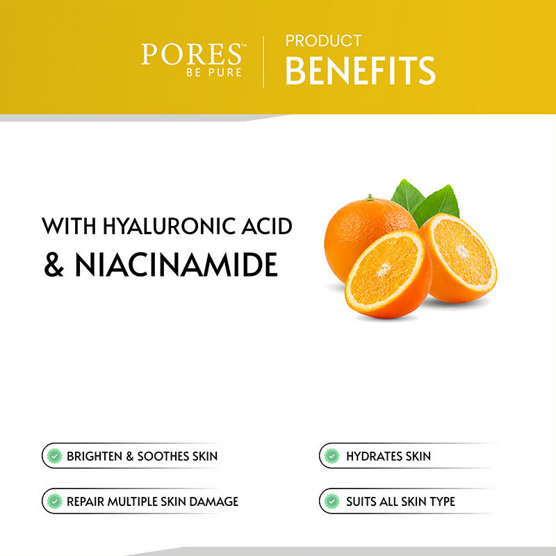 Pores Be Pure Vitamin C Serum With Ethyl Ascorbic Acid & Hyaluronic Acid | Grocsy