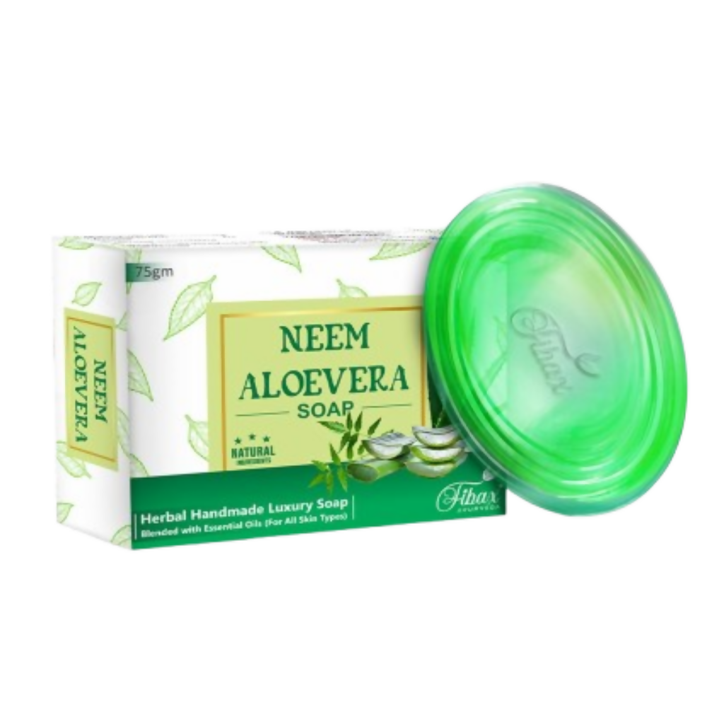 Fibax Ayurveda Neem & Aloe Vera Soap | Grocsy