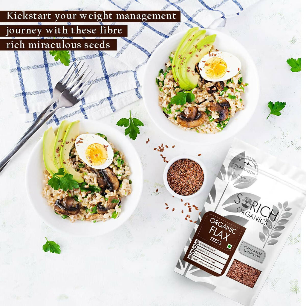 Sorich Organics Flax Seeds - Alsi Seeds | Grocsy