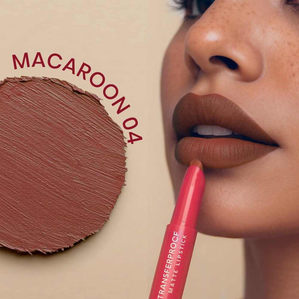 NY Bae Transfer-proof Matte Crayon Lipstick – Macaroon 04 | Grocsy