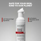 Chosen Balanced Foaming Facewash Daily Face Cleanser With Optimsm | Grocsy