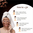 Globus Naturals Coffee Face Scrub Enriched with Aloe Vera and kokum For All Skin Types | Grocsy