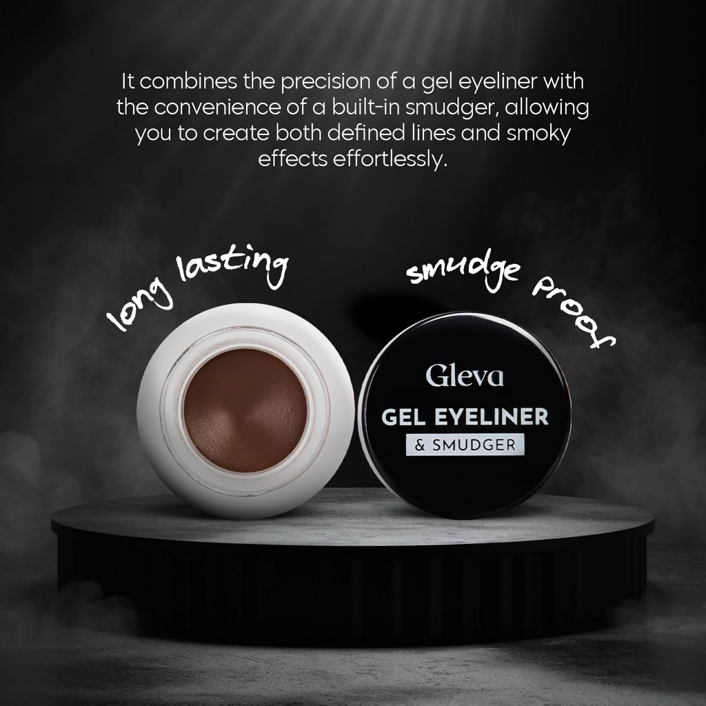Gleva Compact Gel Eyeliner - Black | Grocsy