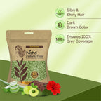 Nisha Hair Colour for Women-Dark Brown|100% Pure Henna-Based Powder | Grocsy