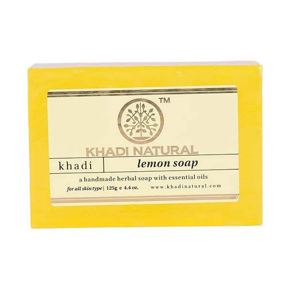 Khadi Natural Herbal Lemon Soap | Grocsy