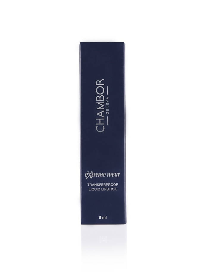 Chambor Extreme Wear Transferproof Liquid Lipstick - 406 | Grocsy