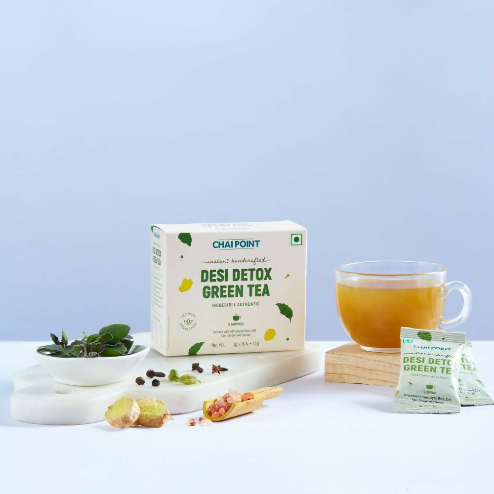 Chai Point Desi Detox Green Instant Tea | Grocsy