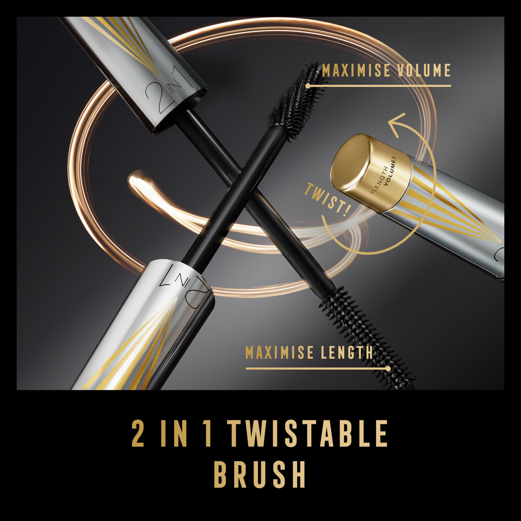 Max Factor Masterpiece 2 In 1 Lash Wow Mascara - 001 Black | Grocsy