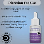 Dermistry Salicylic Acid Body Wash & Face Serum | Grocsy